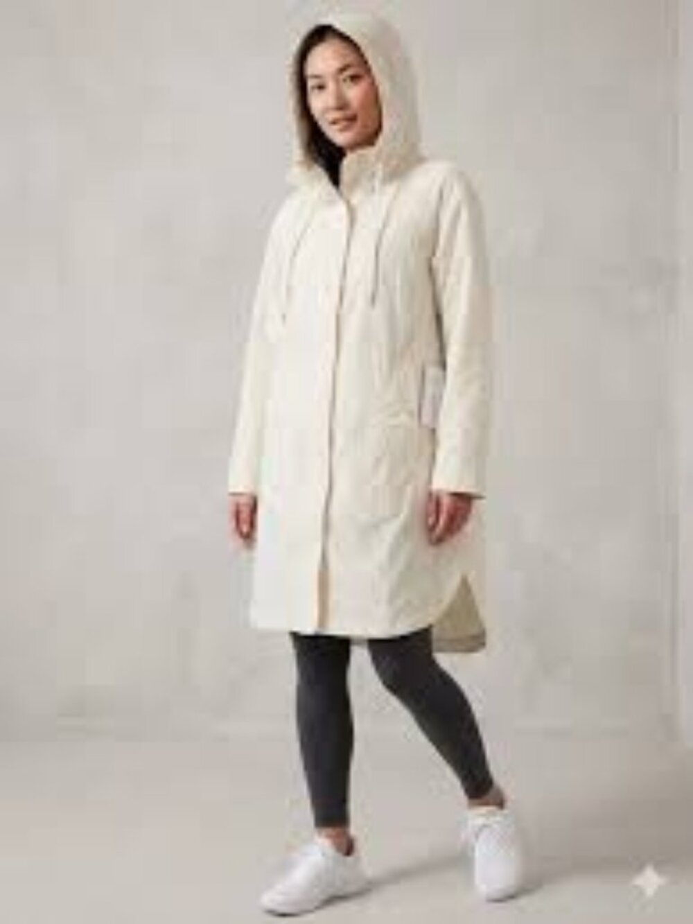 NWT Athleta Everywhere Anorak in Bone